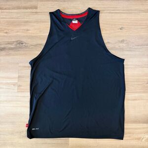 Nike Kobe Bryant Dri Fit Tech Pack Running Singlet Black Red Tank Top Sz Xl